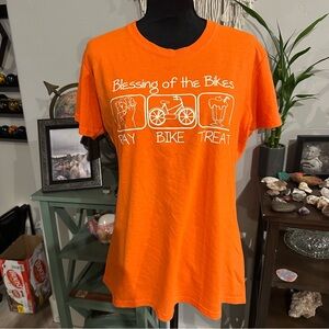 Port and Company Bright Orange T-Shirt
